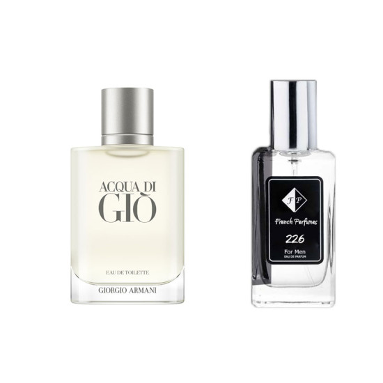 Nr226 kvepalai įkvėpti Armani – Acqua Di Gio 104 ml EDP FP226-104 French Perfumes