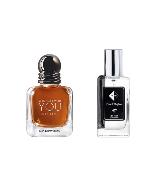 Nr471 kvepalai įkvėpti Armani – Stronger with you intensely 33 ml EDP