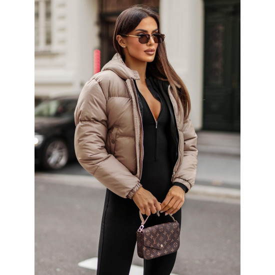 Ruda žieminė moteriška striukė Jenner JS/5M3260/84 - Moterims Ruda žieminė moteriška striukė Jenner JS/5M3260/84