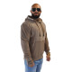Men's brown hooded jumper Carl O/3C505 - For men Men's brown hooded jumper Carl O/3C505