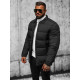 Men's black quilted jacket Andre JS/31M5010 - Men's Jackets and Coats Men's black quilted jacket Andre JS/31M5010