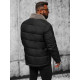 Men's black quilted jacket Andre JS/31M5010 - Men's Jackets and Coats Men's black quilted jacket Andre JS/31M5010