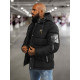 Men's black winter jacket Lorenzo JS/57M7503/392 - Men's Jackets and Coats Men's black winter jacket Lorenzo JS/57M7503/392