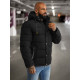 Men's black winter jacket Lorenzo JS/57M7503/392 - Men's Jackets and Coats Men's black winter jacket Lorenzo JS/57M7503/392