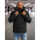 Men's black winter jacket Lorenzo JS/57M7503/392 - Men's Jackets and Coats Men's black winter jacket Lorenzo JS/57M7503/392