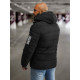 Men's black winter jacket Lorenzo JS/57M7503/392 - Men's Jackets and Coats Men's black winter jacket Lorenzo JS/57M7503/392