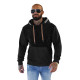 Men's black hooded jumper Carl O/3C505 - For men Men's black hooded jumper Carl O/3C505