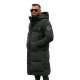 Men's dark green winter jacket Bruno