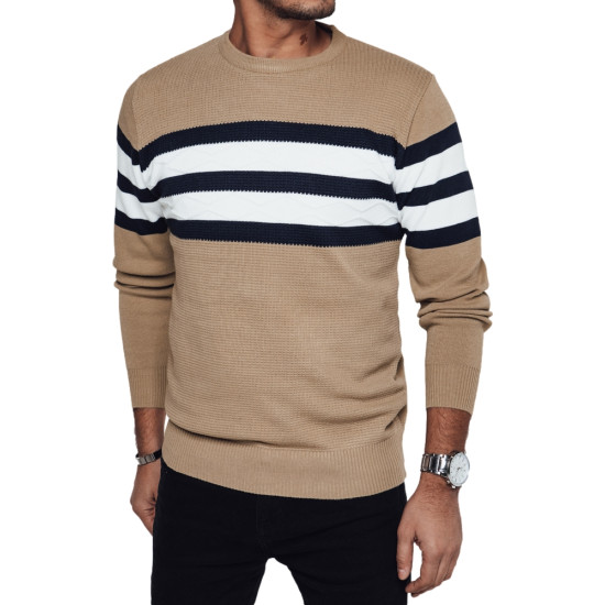 Men's brown jumper Firol WX2246 - For men Men's brown jumper Firol WX2246