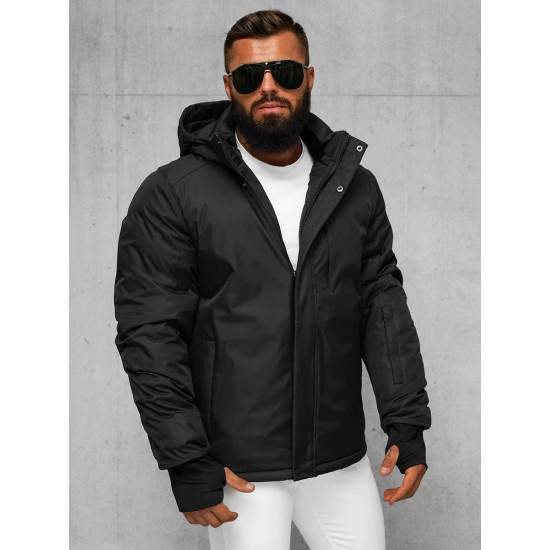 Juoda vyriška žieminė striukė Gamol JS/91M9906/392Z - Action Juoda vyriška žieminė striukė Gamol JS/91M9906/392Z