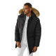 Men's black winter jacket Tulen JS/5M3122/392Z - Men's Jackets and Coats Men's black winter jacket Tulen JS/5M3122/392Z