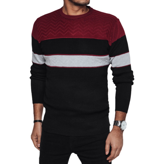 Men's black jumper Ovin WX2283 - For men Men's black jumper Ovin WX2283