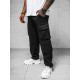 Men's wide leg trousers Olimp in black O/PS5527 - Trousers Men's wide leg trousers Olimp in black O/PS5527