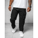 Men's wide leg trousers Olimp in black O/PS5527 - Trousers Men's wide leg trousers Olimp in black O/PS5527
