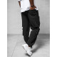 Men's wide leg trousers Olimp in black O/PS5527 - Trousers Men's wide leg trousers Olimp in black O/PS5527
