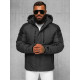 Men's dark grey winter jacket Sodel JS/91M9902/105Z - Men's Jackets and Coats Men's dark grey winter jacket Sodel JS/91M9902/105Z