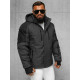 Men's dark grey winter jacket Sodel JS/91M9902/105Z - Men's Jackets and Coats Men's dark grey winter jacket Sodel JS/91M9902/105Z