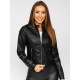 Black women's leather jacket Morel 11Z8032 - For women Black women's leather jacket Morel 11Z8032
