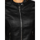 Black women's leather jacket Morel 11Z8032 - For women Black women's leather jacket Morel 11Z8032