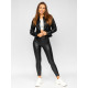 Black women's leather jacket Morel 11Z8032 - For women Black women's leather jacket Morel 11Z8032
