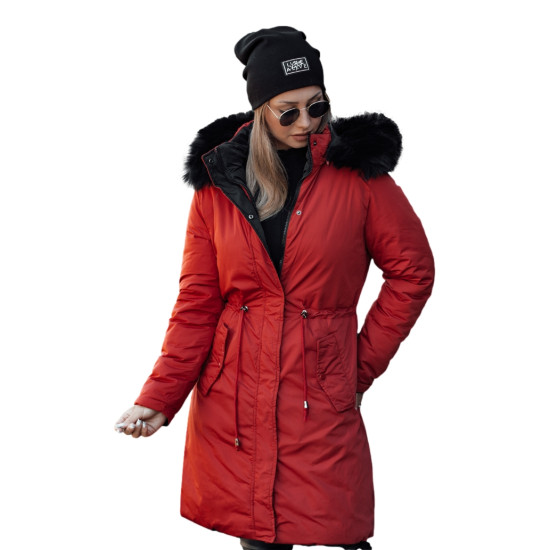 Red women's reversible jacket Adnel TY4588 - For women Red women's reversible jacket Adnel TY4588