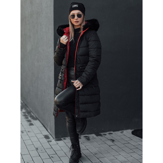 Red women's reversible jacket Adnel TY4588 - For women Red women's reversible jacket Adnel TY4588