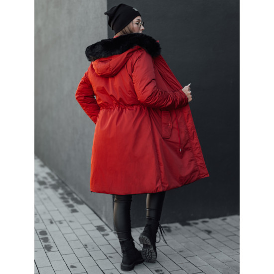 Red women's reversible jacket Adnel TY4588 - For women Red women's reversible jacket Adnel TY4588