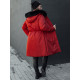 Red women's reversible jacket Adnel TY4588 - For women Red women's reversible jacket Adnel TY4588