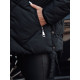 Women's black quilted winter jacket Sisi TY4716 - For women Women's black quilted winter jacket Sisi TY4716