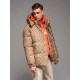 Men's brown winter jacket Emio V2 OM-JAHP-0195 - Men's Jackets and Coats Men's brown winter jacket Emio V2 OM-JAHP-0195