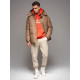 Men's brown winter jacket Emio V2 OM-JAHP-0195 - Men's Jackets and Coats Men's brown winter jacket Emio V2 OM-JAHP-0195
