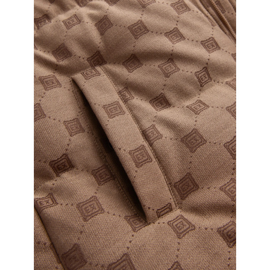 Men's brown winter jacket Emio V2 OM-JAHP-0195 - Men's Jackets and Coats Men's brown winter jacket Emio V2 OM-JAHP-0195