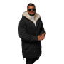 Men's black winter jacket Optin