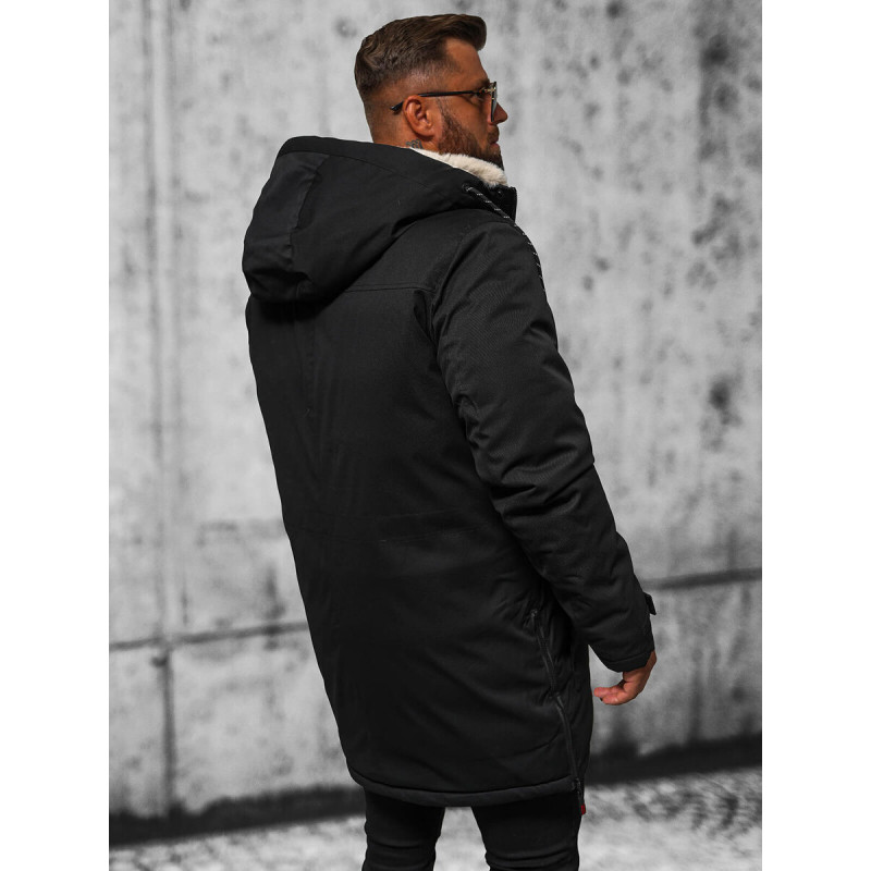 Men's black winter jacket Optin JS/5M3123/392
