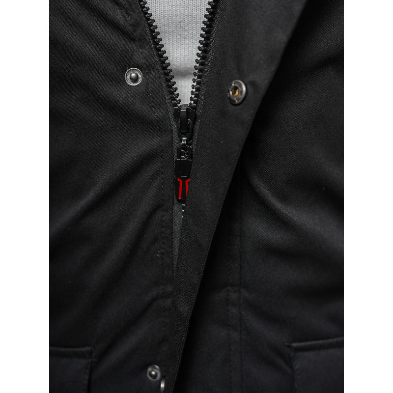 Men's black winter jacket Optin JS/5M3123/392