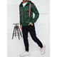 Men's green jumper Ziper BX5860 - Men's Sweaters| Sweaters online Men's green jumper Ziper BX5860 FDM