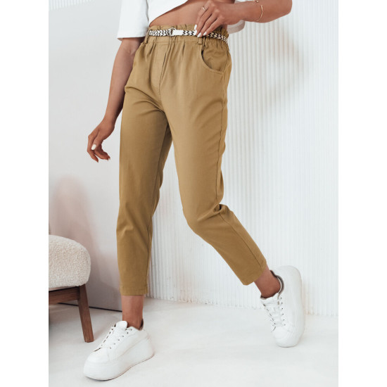 Women's trousers brown Erli UY2099 - Jeans and Trousers Women's trousers brown Erli UY2099