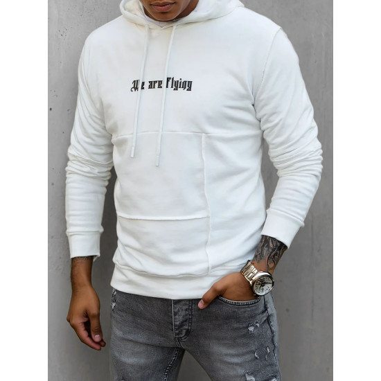 White men's jumper Fly BX5476 - Men's Sweaters| Sweaters online White men's jumper Fly BX5476