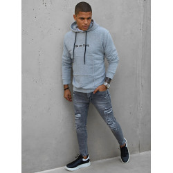 Pilkas vyriškas džemperis Fly