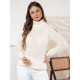 Women's white high neck jumper Fibi MY2406 - For women Women's white high neck jumper Fibi MY2406