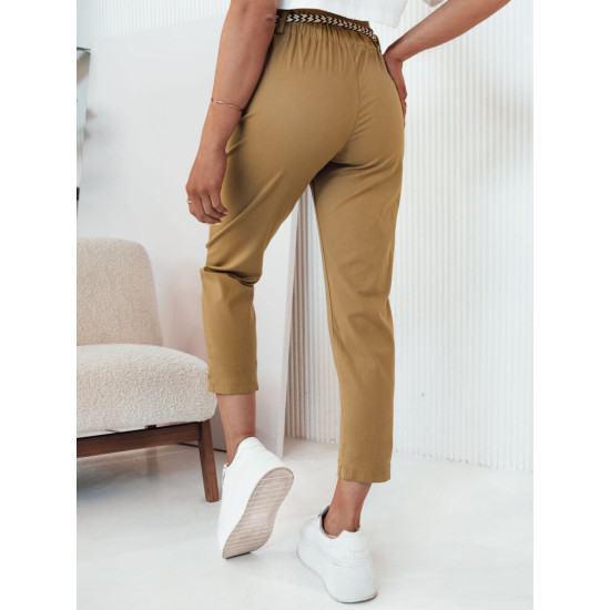 Women's trousers brown Erli UY2099 - Jeans and Trousers Women's trousers brown Erli UY2099