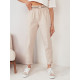 Women's trousers light brown Erli UY2027 - Jeans and Trousers Women's trousers light brown Erli UY2027