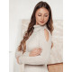 Women's brownish high neck jumper Fibi MY2407 - For women Women's brownish high neck jumper Fibi MY2407
