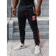 Męskie ciemnoniebieskie spodnie casual Joe JS/K10237 - Spodnie Męskie ciemnoniebieskie spodnie casual Joe JS/K10237
