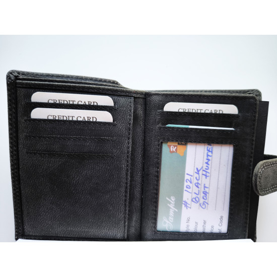 Men's black leather wallet Pikan ZG-N450 - Accessories for men Men's black leather wallet Pikan ZG-N450 Premium