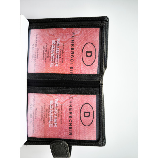 Men's black leather wallet Kenid ZG-N45012 - Accessories for men Men's black leather wallet Kenid ZG-N45012 Premium