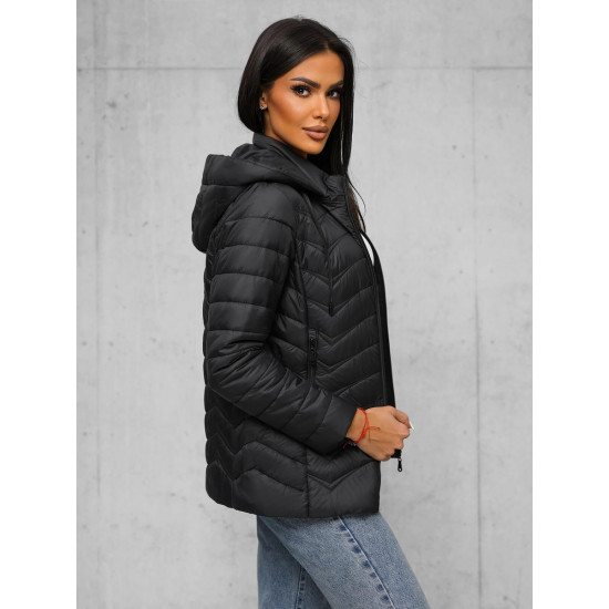 Juoda moteriška striukė Laim Moteriškos striukės