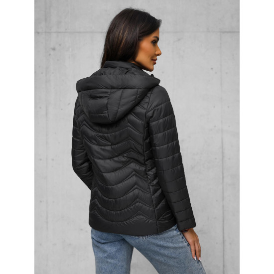 Juoda moteriška striukė Laim Moteriškos striukės