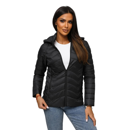 Juoda moteriška striukė Laim Moteriškos striukės