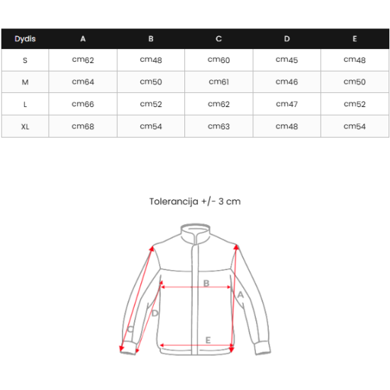 Juoda moteriška striukė Laim Moteriškos striukės